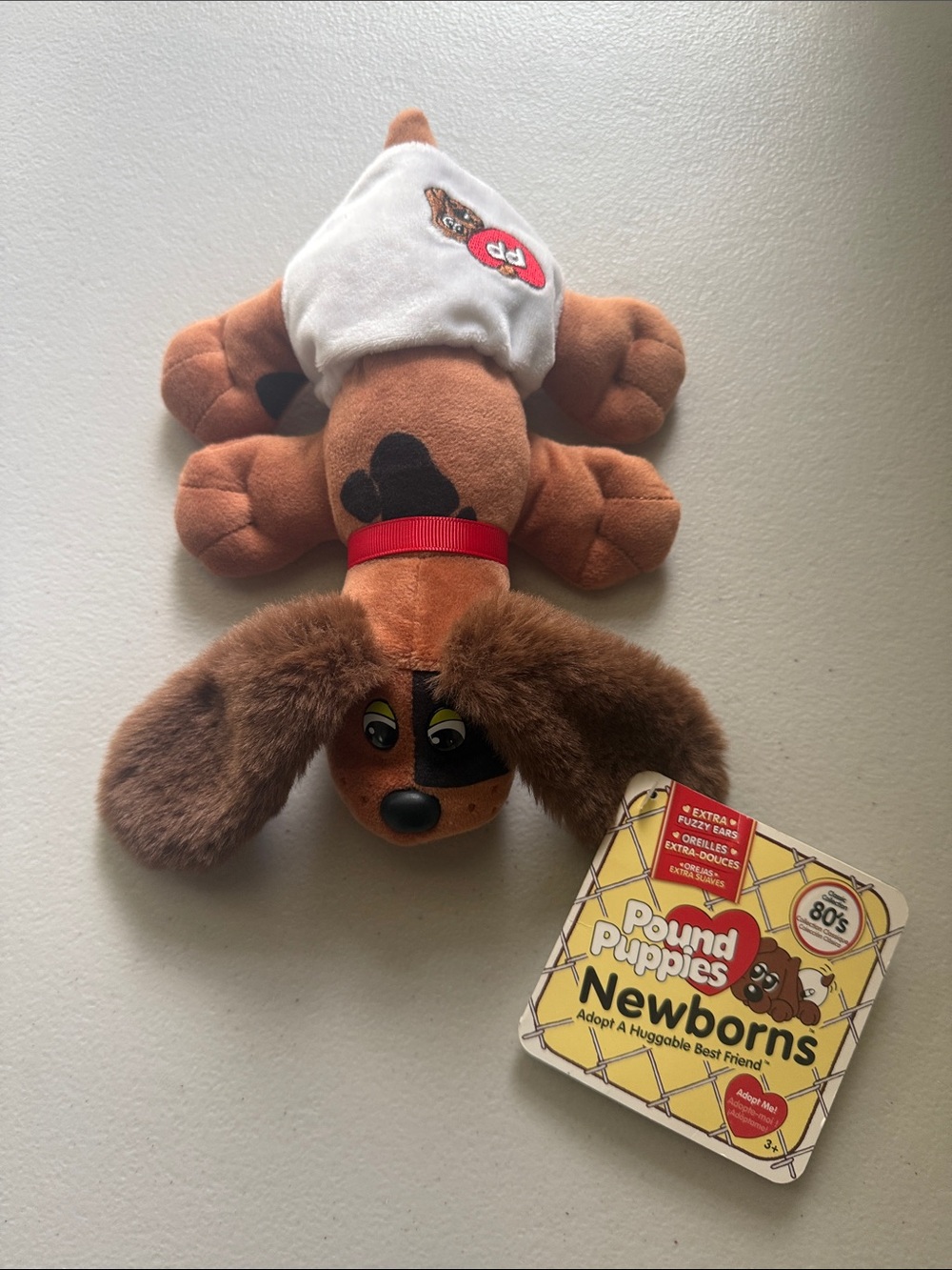 Pound Puppies Newborns Plush Dog Toy - Brown